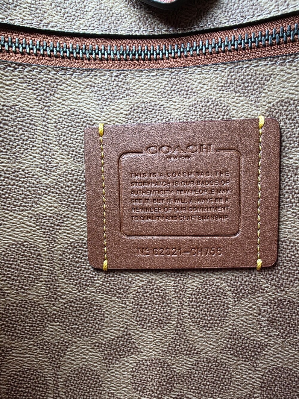 Coach Relay Tote Laptop Bag Black Polished Pebble Leather Large - Picture 13 of 15